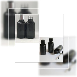 CP7031 30 ml Black Glass Bottle