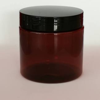 CP7174 100 gm Amber San Jar With Black Cap