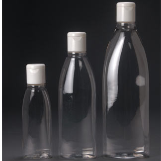 CP7180 200 ml Transparent Pet Bottle with Flip Top