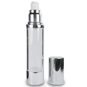 CP7136 50 ml Silver Airless Bottle