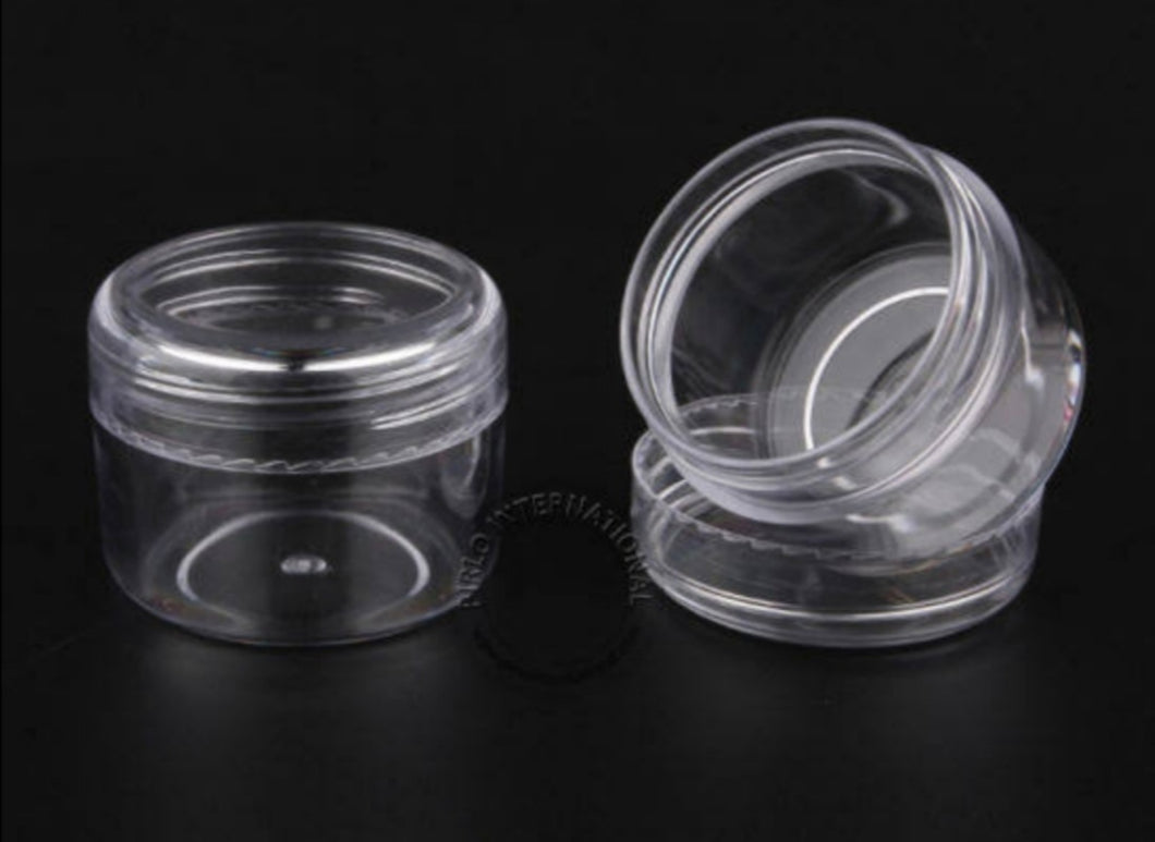 CP7057 30 gm Transparent Jar with Transparent Cap
