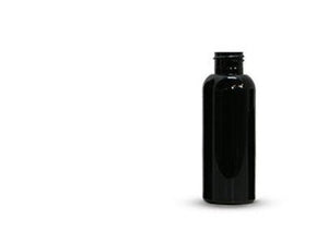 CP0822 100 ml Black Pet Bottle With Round Neck
