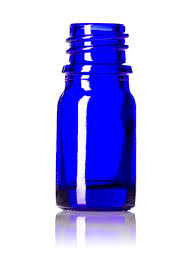 CP7128 5 ML Blue Glass Bottle